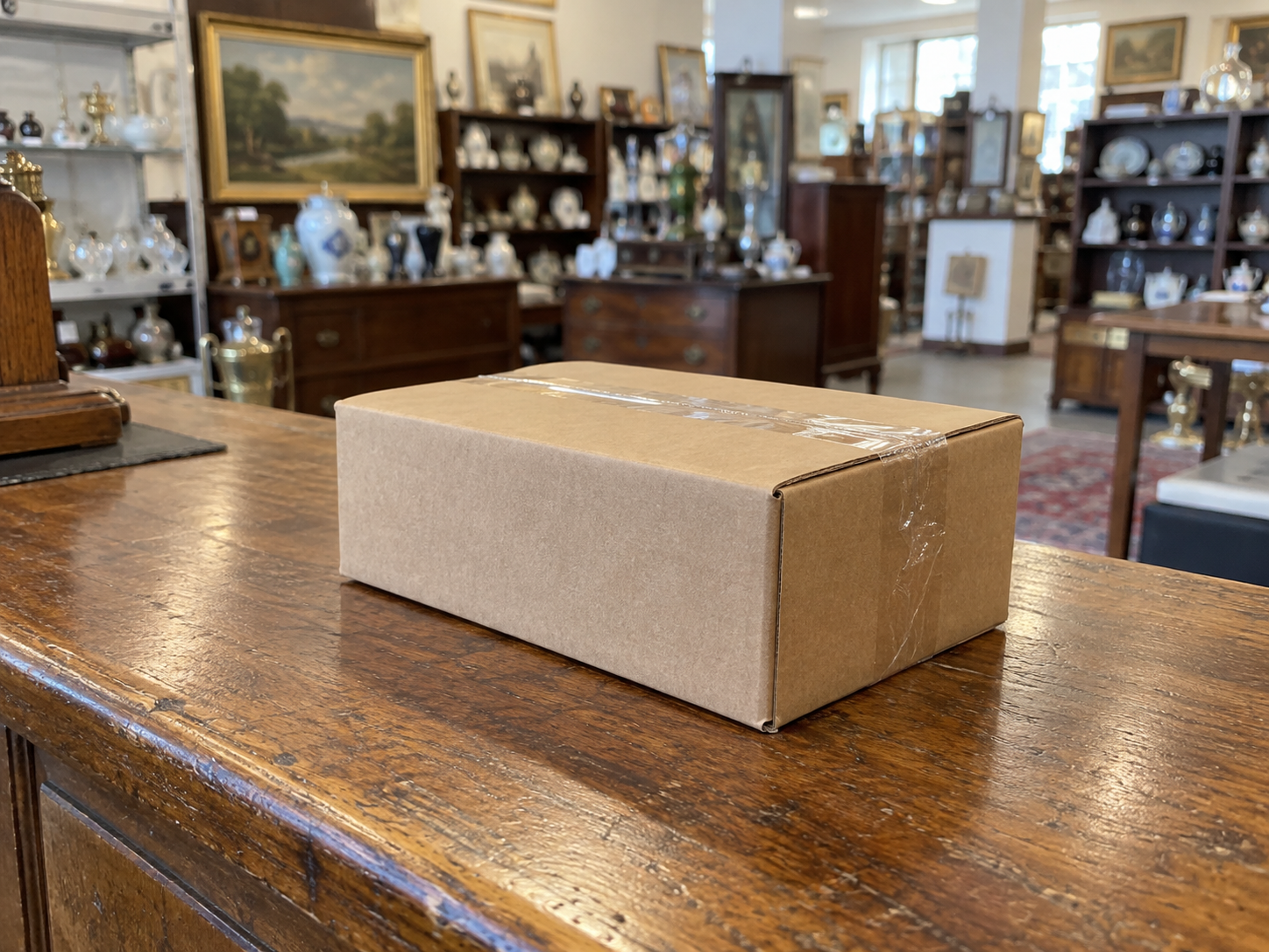Sample parcel at auction pickup